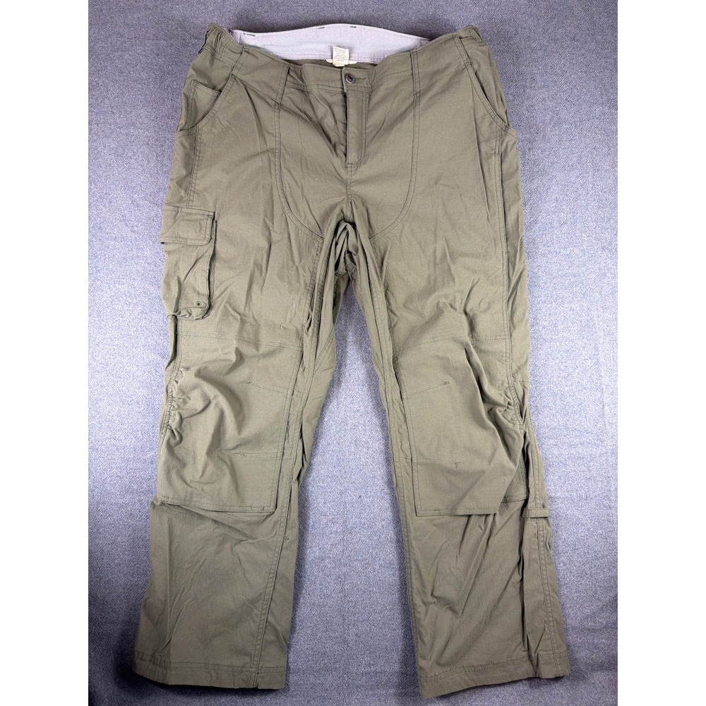 Duluth Trading Co Cargo Pants Women 16‎ x 29 Ripstop Stretch Utility - Picture 2 of 9